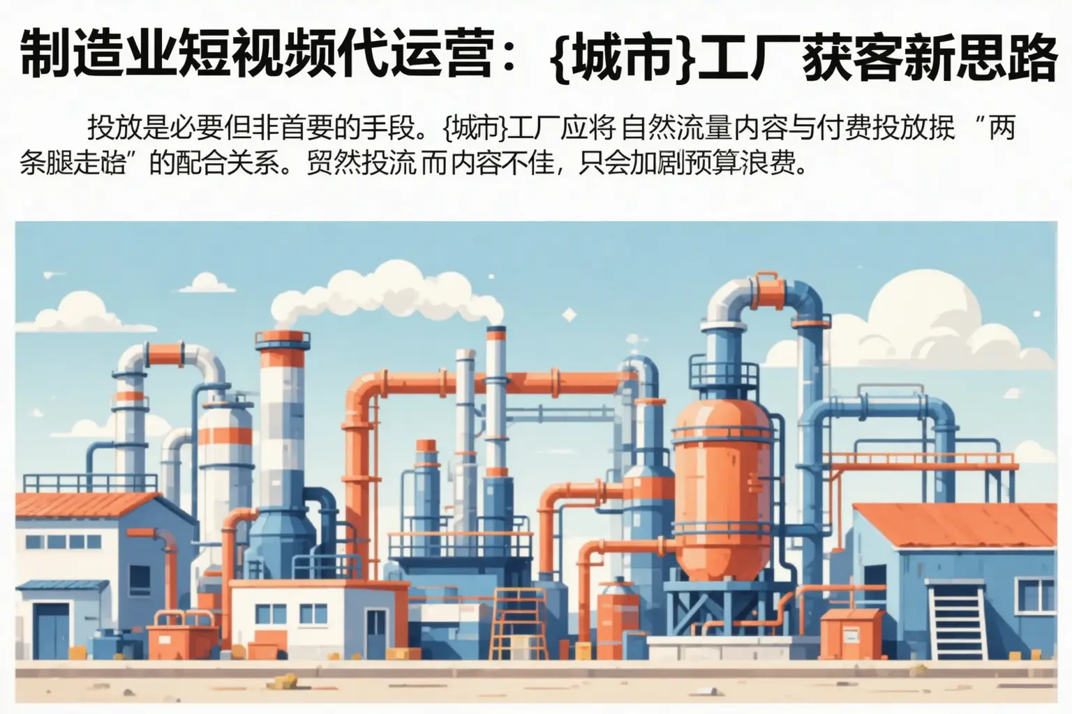 制造业短视频代运营：伊宁市工厂获客新思路